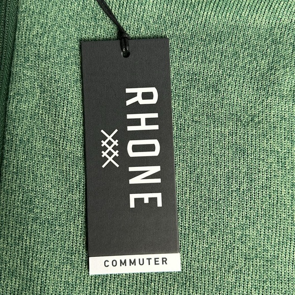 Rhone Commuter 1/4 Zip Pullover Trekking Green Loden Frost Men's NWT - Picture 4 of 9
